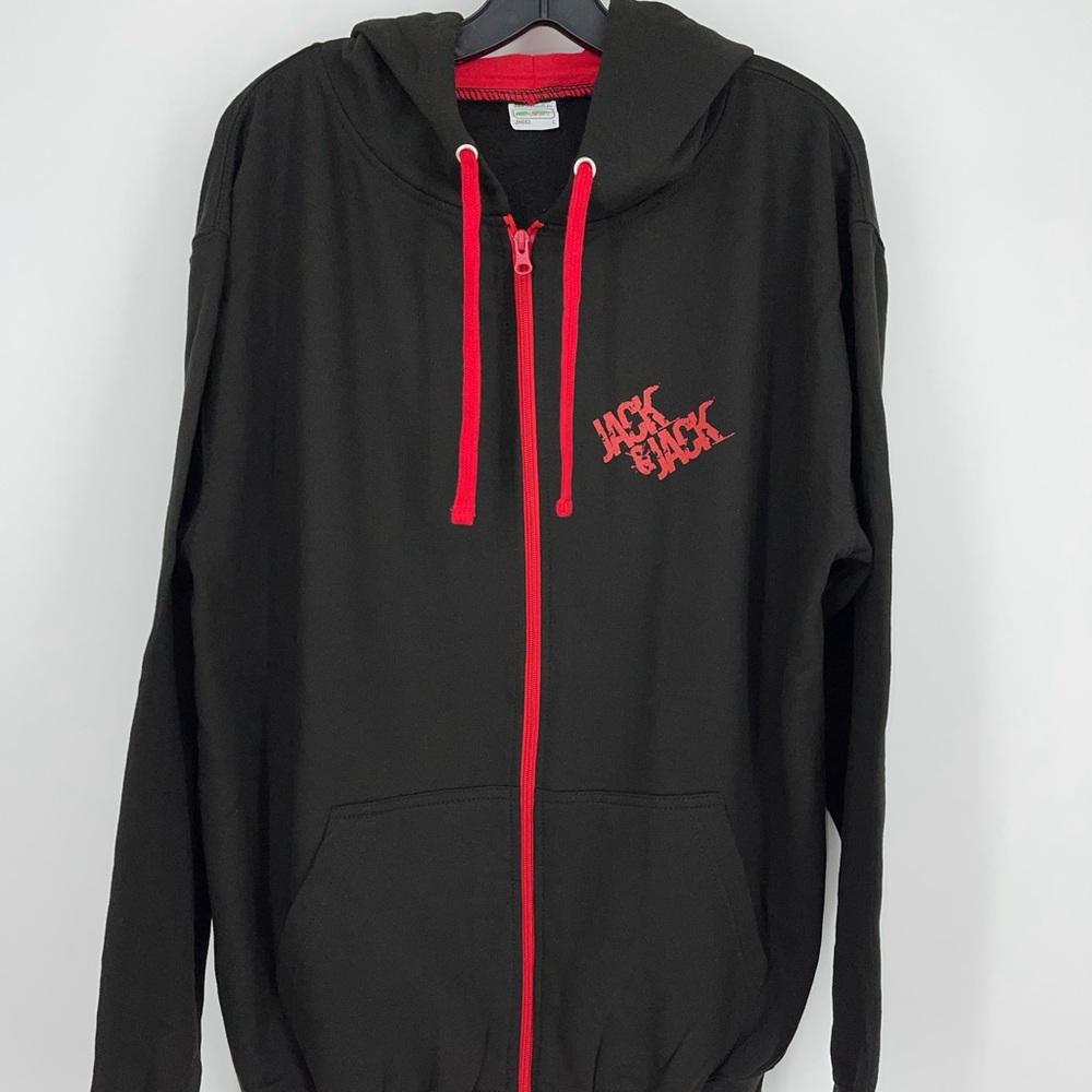 Just Hoods By AWD Is All We Do Jack&Jack  Men's Black Large Hoodie